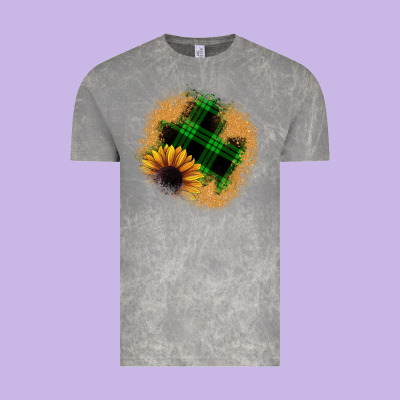 Sunflower Christmas Patch Vintage Tee Designed By Jahusdesignshop