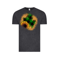 Vintage Black sunflower christmas patch Vintage Tee - JahusDesignShop