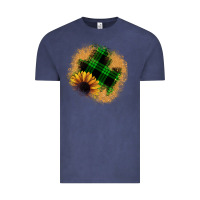 Vintage Denim sunflower christmas patch Vintage Tee - JahusDesignShop