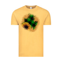 Vintage Mustard sunflower christmas patch Vintage Tee - JahusDesignShop