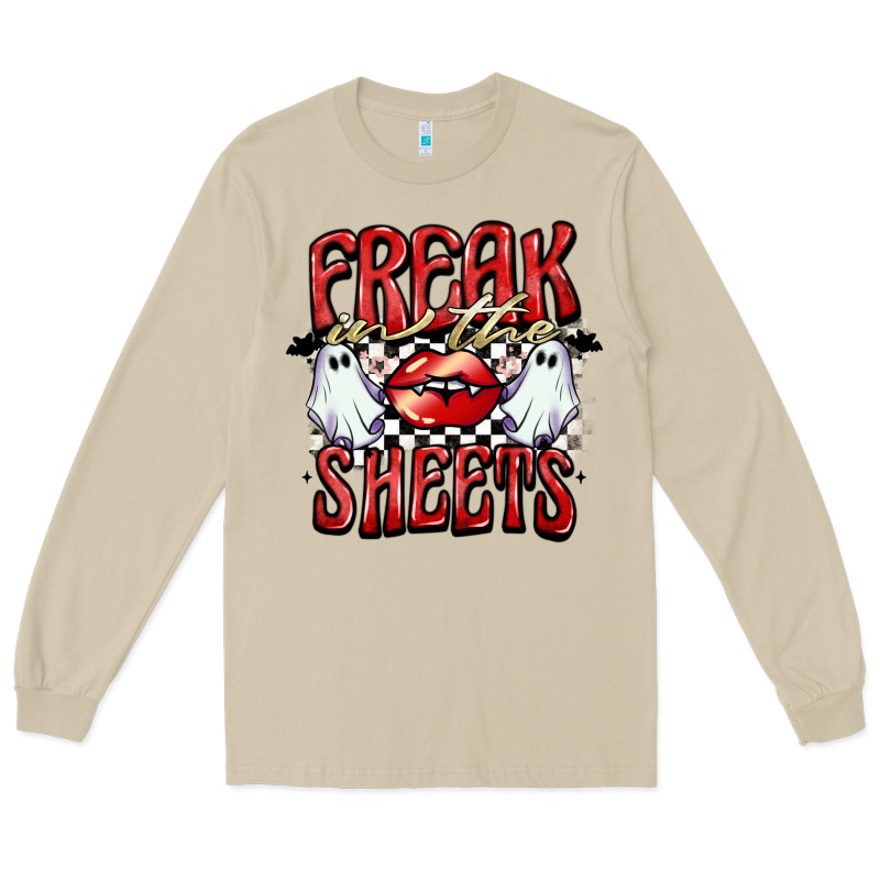Freak In The Sheets Long Sleeve Tee by BarkalooDesign | Teevron