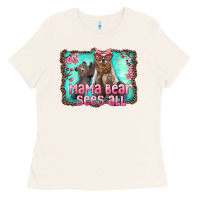Bone mama bear sees all Ladies Tee - Artiststas