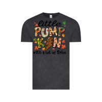 Vintage Black little pumpkin with a lot of spice Vintage Tee - MaliasSmallBusiness