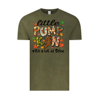 Vintage Olive little pumpkin with a lot of spice Vintage Tee - MaliasSmallBusiness