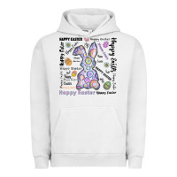 Pigment Lunar Rock Happy Easter Urban Hoodie - CowhideDigitalArt