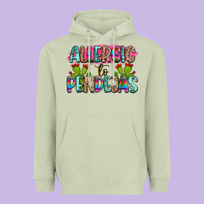 Allergic To Pendejas Mexico Heavyweight Hoodie Designed By Fadigitalartstudio
