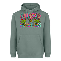 Sage Allergic to pendejas mexico Heavyweight Hoodie - FaDigitalArtStudio