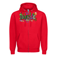 Red nurse mardi gras Zipper Hoodie - CowGirlArtShop