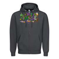 Smoke nurse mardi gras Zipper Hoodie - CowGirlArtShop