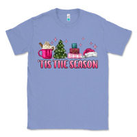 Colony Blue tis the season pink christmas Classic Tee - MaliasSmallBusiness