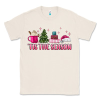 Natural tis the season pink christmas Classic Tee - MaliasSmallBusiness