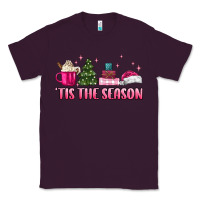 Plum tis the season pink christmas Classic Tee - MaliasSmallBusiness