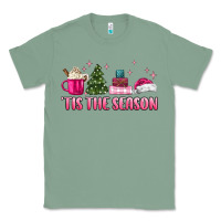 Sage tis the season pink christmas Classic Tee - MaliasSmallBusiness