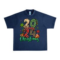 Navy 2024 family christmas Urban Heavy Tee - MaliasSmallBusiness