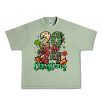 Oil Green 2024 family christmas Urban Heavy Tee - MaliasSmallBusiness
