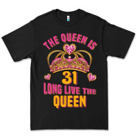Black the queen is 31 long live the queen kopya Premium Tee - Jasminsmagicworld