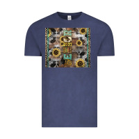 Vintage Denim Senior 2023 western Vintage Tee - NancyCooperArtShop