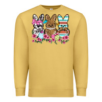 Antique Gold Western Easter peeps Premium Sweatshirt - OliviaCreatesArt