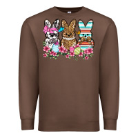 Chestnut Western Easter peeps Premium Sweatshirt - OliviaCreatesArt