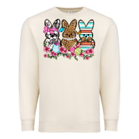 Sandshell Western Easter peeps Premium Sweatshirt - OliviaCreatesArt