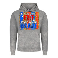 Cloud Rock Land of the Free 4th of July Brushstroke Vintage Hoodie - Jasminsmagicworld