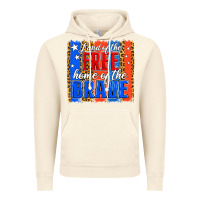 Vintage Artic Land of the Free 4th of July Brushstroke Vintage Hoodie - Jasminsmagicworld