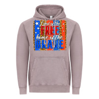 Vintage Zinc Land of the Free 4th of July Brushstroke Vintage Hoodie - Jasminsmagicworld