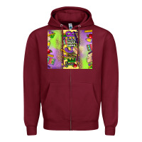 Burgundy teacher mardi gras Zipper Hoodie - CowGirlArtShop