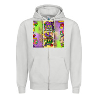 Dove Grey teacher mardi gras Zipper Hoodie - CowGirlArtShop