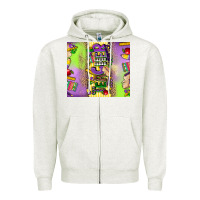 Oatmeal Heather teacher mardi gras Zipper Hoodie - CowGirlArtShop