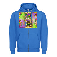 True Royal teacher mardi gras Zipper Hoodie - CowGirlArtShop