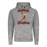 Cloud Rock cowgirl christmas Vintage Hoodie - MaliasSmallBusiness