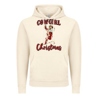 Vintage Artic cowgirl christmas Vintage Hoodie - MaliasSmallBusiness