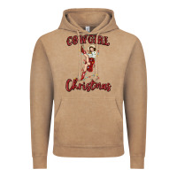 Vintage Coffee cowgirl christmas Vintage Hoodie - MaliasSmallBusiness