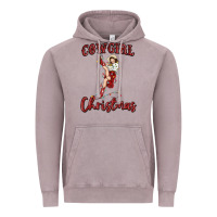 Vintage Zinc cowgirl christmas Vintage Hoodie - MaliasSmallBusiness