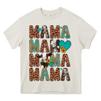 Cream mama mama mama mama Heavy Core Tee - Artiststas