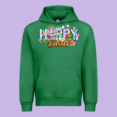 Happy Easter Urban Hoodie Designed By Cowhidedigitalart