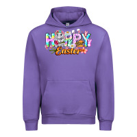 Tulip Happy Easter Urban Hoodie - CowhideDigitalArt