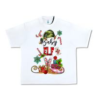 White baby elf Urban Heavy Tee - MaliasSmallBusiness