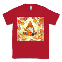 Red fall gnome Classic Tee - MaliasSmallBusiness