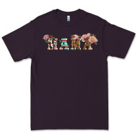 Plum Western Floral Mama Premium Tee - LillyAllenDesigns