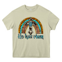 Mossy he has risen rainbow Heavy Core Tee - AdoDesignShop