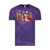 Cloud Purple Santa coffee cups Vintage Tee - NancyCooperArtShop