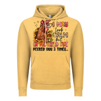 Vintage Mustard i may look calm but in my head i've pecked you Vintage Hoodie - MaliasSmallBusiness