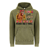 Vintage Olive i may look calm but in my head i've pecked you Vintage Hoodie - MaliasSmallBusiness