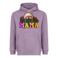 Lavender baseball mama Heavyweight Hoodie - OliviaCreatesArt