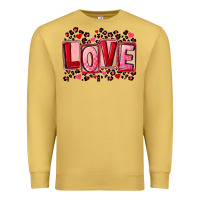 Antique Gold Valentine's Day love Premium Sweatshirt - FaDigitalArtStudio