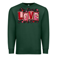 Sports Green Valentine's Day love Premium Sweatshirt - FaDigitalArtStudio