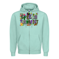 Seafoam speech therapist mardi gras cowgirl Zipper Hoodie - CowGirlArtShop
