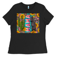 Black western mama with baby bear Ladies Tee - Artiststas
